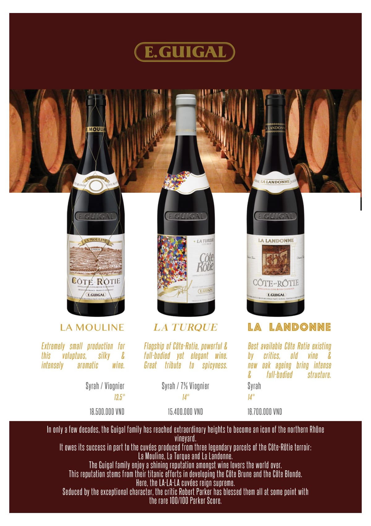 Wine list, page 8