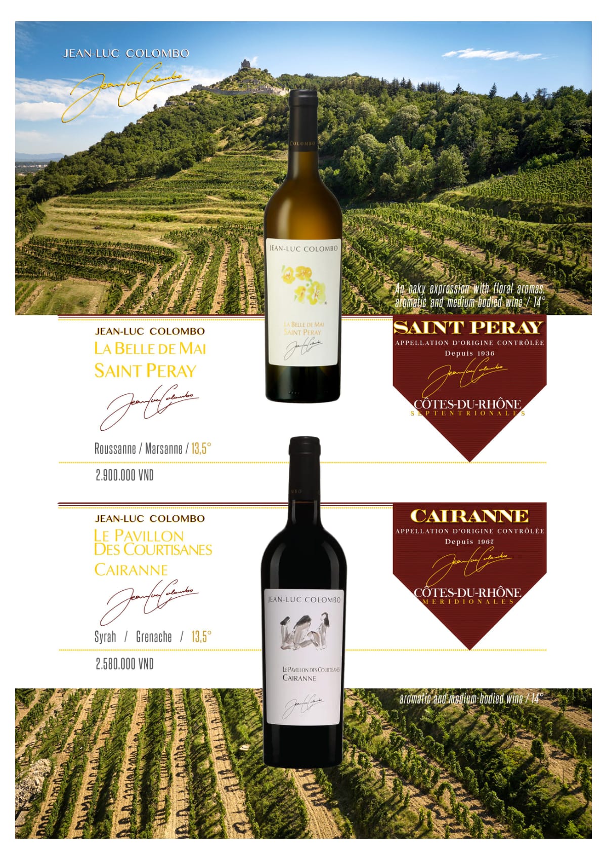 Wine list, page 14
